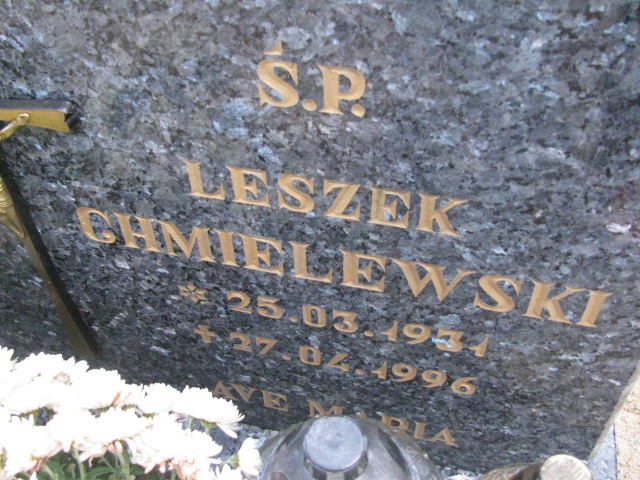 Leszek Chmielewski 1931 Chełmno - Grobonet - Wyszukiwarka osób pochowanych