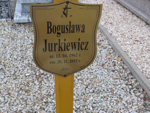 Bogusława Jurkiewicz 1962 Chełmno - Grobonet - Wyszukiwarka osób pochowanych